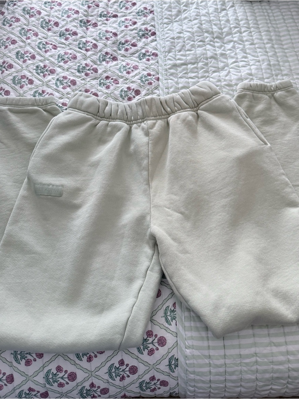 Set active green joggers